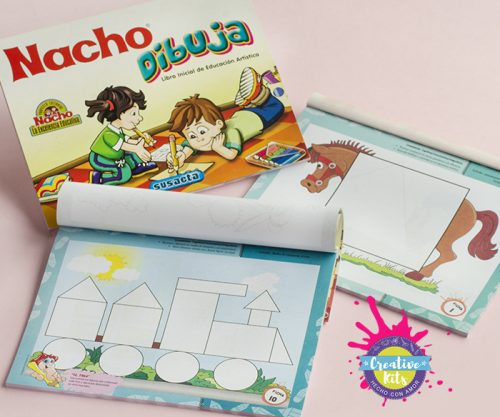 Libro de arte - Arma tu Box Niñas de 4 a 7 años | Creative Box Colombia