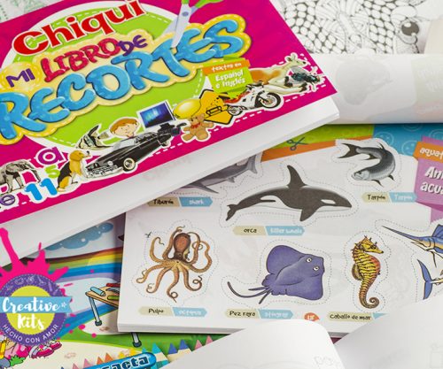 Libro de Recortes - Arma tu Box Niñas de 4 a 7 años | Creative Box Colombia