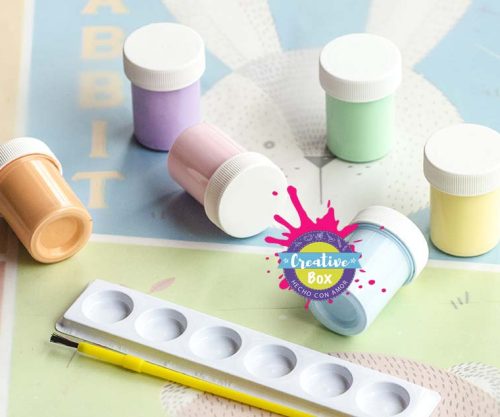 Temperas Pastel - Arma tu Box Niñas de 1 a 3 años | Creative Box Colombia