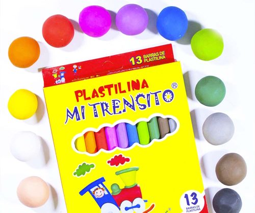 Caja plastilinas 13 colores - Arma tu Box Niñas de 1 a 3 años | Creative Box Colombia