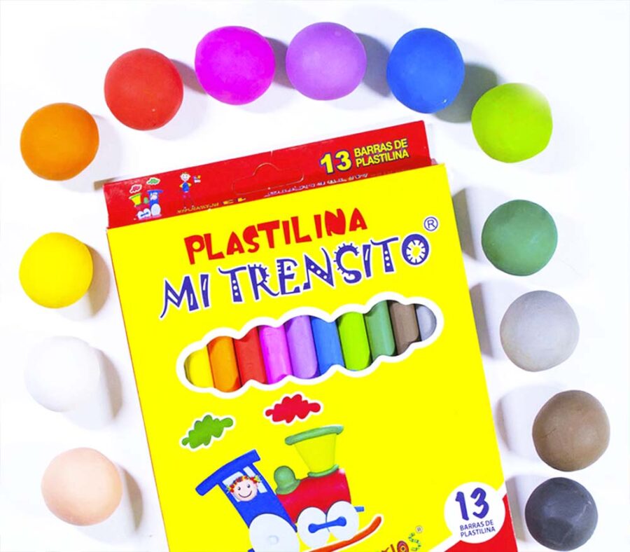 Caja plastilinas 13 colores