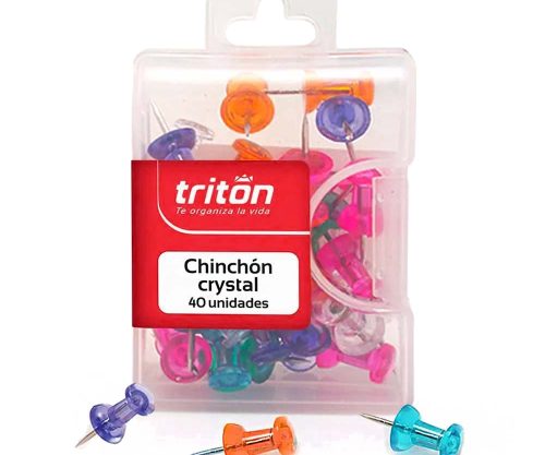 Chinches Colores Cristal ☺ - Papelería para Niños | Creative Box Colombia