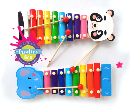 Xilófono Marimba Niños - Arma tu Box Niñas de 1 a 3 años | Creative Box Colombia