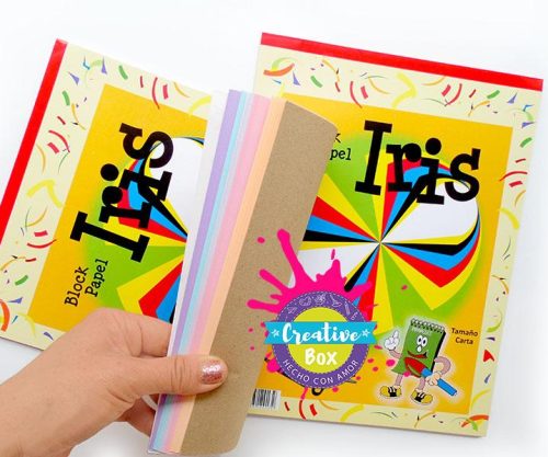 Block iris Pastel - Arma tu Box Niñas de 4 a 7 años | Creative Box Colombia