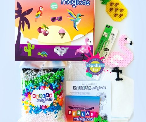 Perlas Mágicas Tropical - Arma tu Box Niñas de 4 a 7 años | Creative Box Colombia