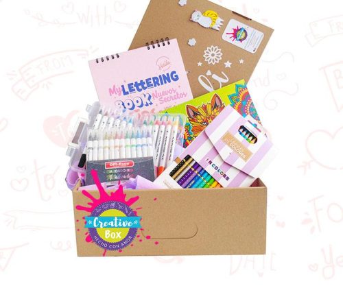 Lettering Box 🎁 - Dibujo & Pintura | Creative Box Colombia