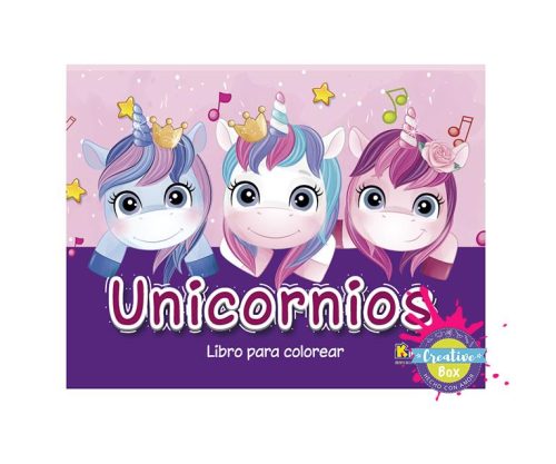 Libro Unicornios - Arma tu Box Niñas de 1 a 3 años | Creative Box Colombia