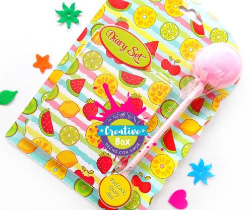 Tropical Diary Set detalle contenido y actividades | Arma tu Box de Regalo