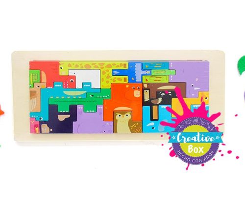 Tablero Rompecabezas Animales - Animales | Creative Box Colombia