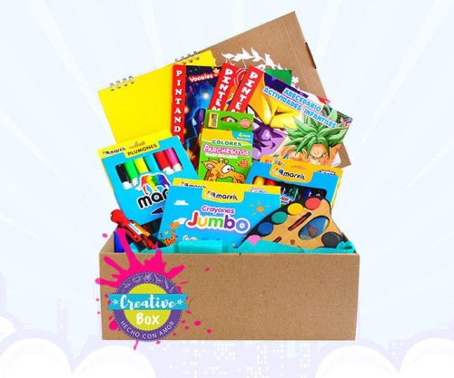 Blue Art Box 🎁 - KITS de 4 a 7 AÑOS | Creative Box Colombia
