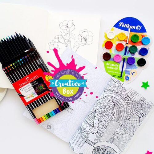  Suministros de arte para niños, juego de arte de unicornio, kit  de arte de pintura, dibujo con marcadores lavables, bolígrafos de doble  punta, libro para colorear, bloc de bocetos, estuche de