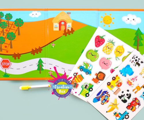 Libro Magnético Frutas y Animales - Animales | Creative Box Colombia