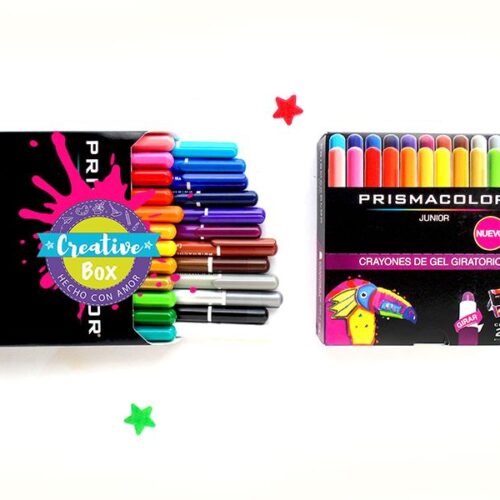 Set Arte Colores Crayones Plumones Acuarelas Estuche 53 Pzs