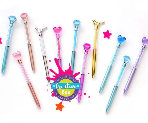 Bolígrafo Shine - Arma tu Box Niñas de 4 a 7 años | Creative Box Colombia