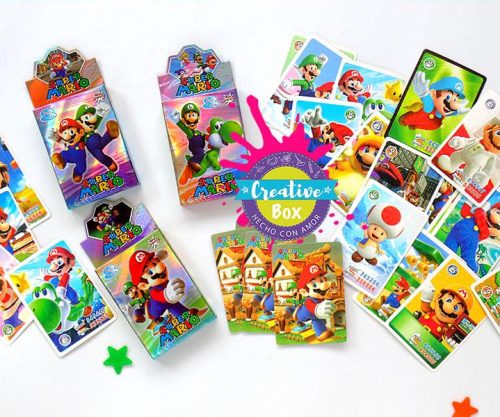 Cartas Mario Bross - Arma tu Box niños de 4 a 7 años | Creative Box Colombia