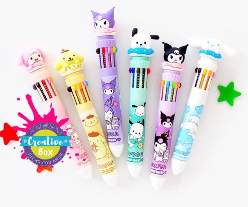 Bolígrafo de Colores Sanrio - Arma tu Box Niñas de 4 a 7 años | Creative Box Colombia