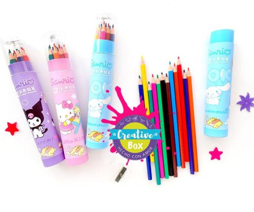 Set Colores Sanrio - Arma tu Box Niñas de 4 a 7 años | Creative Box Colombia