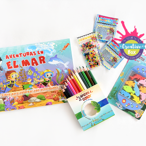 Ocean Party Bag detalle contenido y actividades | Arma tu Box de Regalo