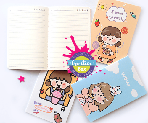 Cuadernillo Kawaii - Arma tu Box Niñas de 4 a 7 años | Creative Box Colombia