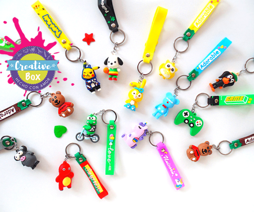 Llaveros Surtidos kit didáctico creativo para fiestas y cumpleaños infantiles