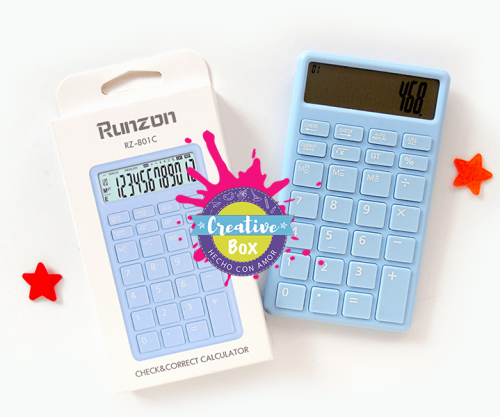 Calculadora Solar Azul - Arma tu Box Niños de 8 a 12 años | Creative Box Colombia