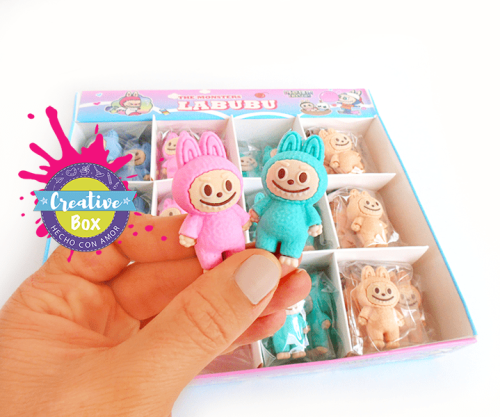 Mini Borradores Labubu - Animales | Creative Box Colombia