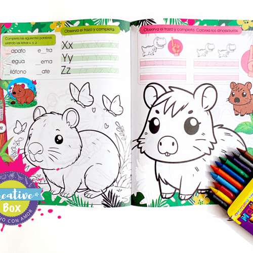 Capibara Coloring Bag