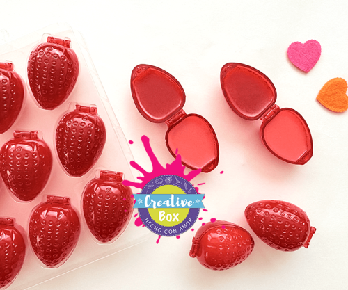 Brillo Labial Fresa - Arma tu Box Niñas de 4 a 7 años | Creative Box Colombia