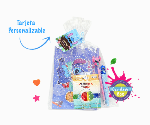 Stitch Coloring Bag - Kawaii | Creative Box Colombia