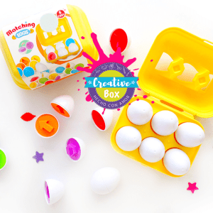 Matching Eggs detalle contenido y actividades | Arma tu Box de Regalo