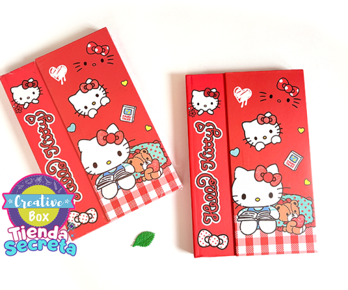 Agenda Planeador Hello Kitty - Arma tu Box Niñas de 4 a 7 años | Creative Box Colombia