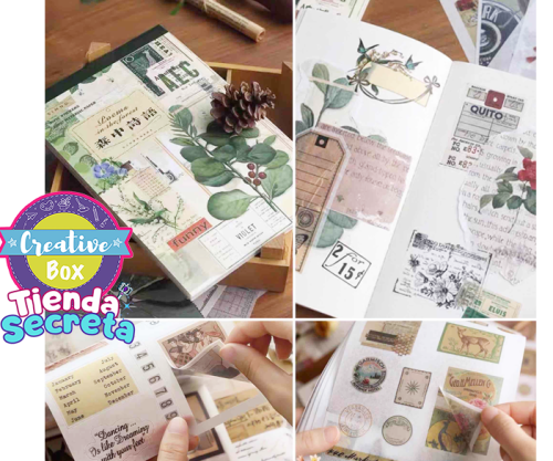 Block Stickers Poems in the Forest - Arma tu Box Niñas de a 8 a 12 años | Creative Box Colombia