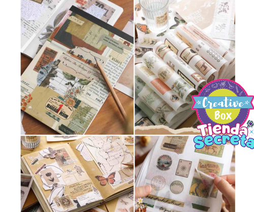 Block Stickers Feeling Time - Arma tu Box Niñas de a 8 a 12 años | Creative Box Colombia