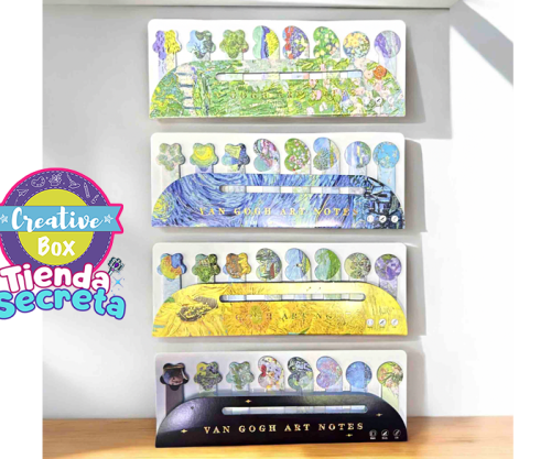 Banderitas Marcadores Van Gogh - Papelería para Niños | Creative Box Colombia