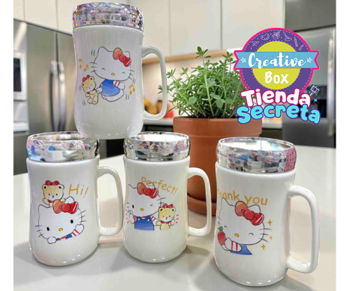 Mug hello Kitty - Arma tu Box Niñas de a 8 a 12 años | Creative Box Colombia