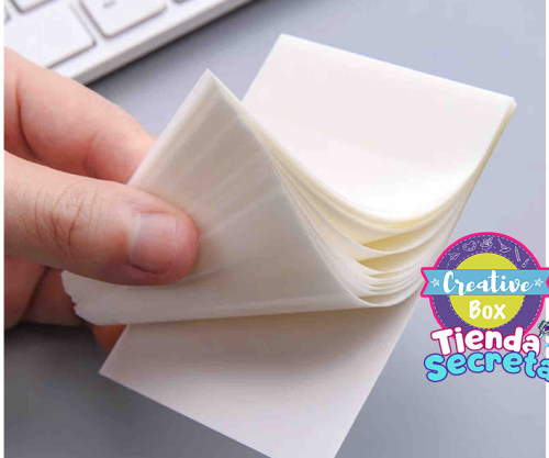 Post It Transparentes - Papelería para Niños | Creative Box Colombia