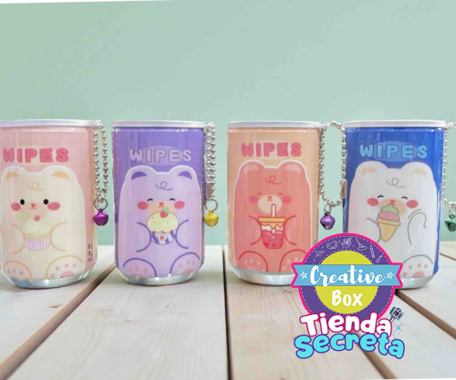 Pañitos Húmedos Kawaii - Tienda Secreta | Creative Box Colombia