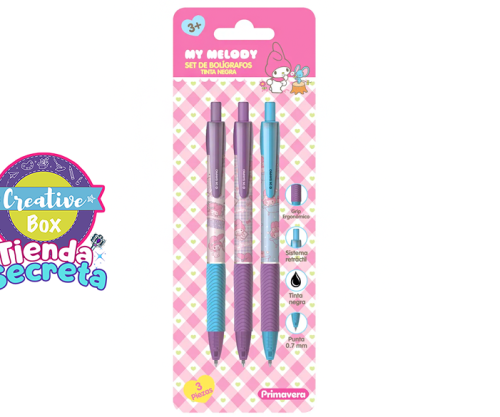 Boligrafos My Melody - Arma tu Box Niñas de 1 a 3 años | Creative Box Colombia