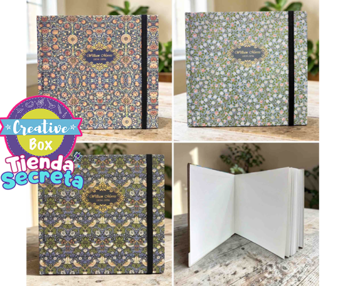 Bitácora Grande William Morris - Libros, libretas y agendas | Creative Box Colombia