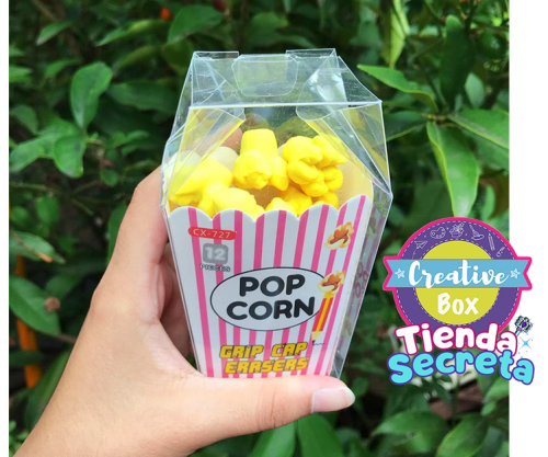 Borradores Pop Corn - Arma tu Box Niñas de 4 a 7 años | Creative Box Colombia