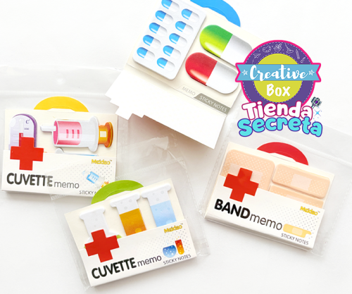 Noticas Adhesivas Medicina - Papelería para Niños | Creative Box Colombia