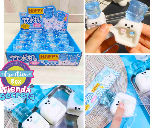 Squishy Tanque de Agua - Arma tu Box Niñas de 4 a 7 años | Creative Box Colombia