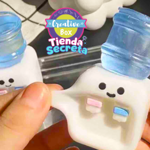 Squishy Tanque de Agua detalle contenido y actividades | Arma tu Box de Regalo