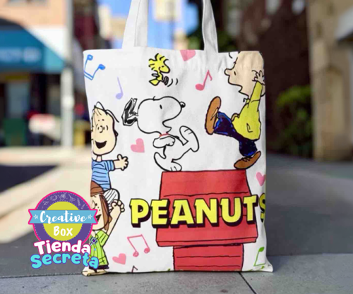 Tula Lona Snoopy - Arma tu Box Niñas de 4 a 7 años | Creative Box Colombia
