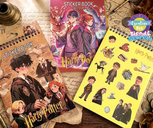 Libro Stickers Harry Potter - Arma tu Box Niñas de a 8 a 12 años | Creative Box Colombia